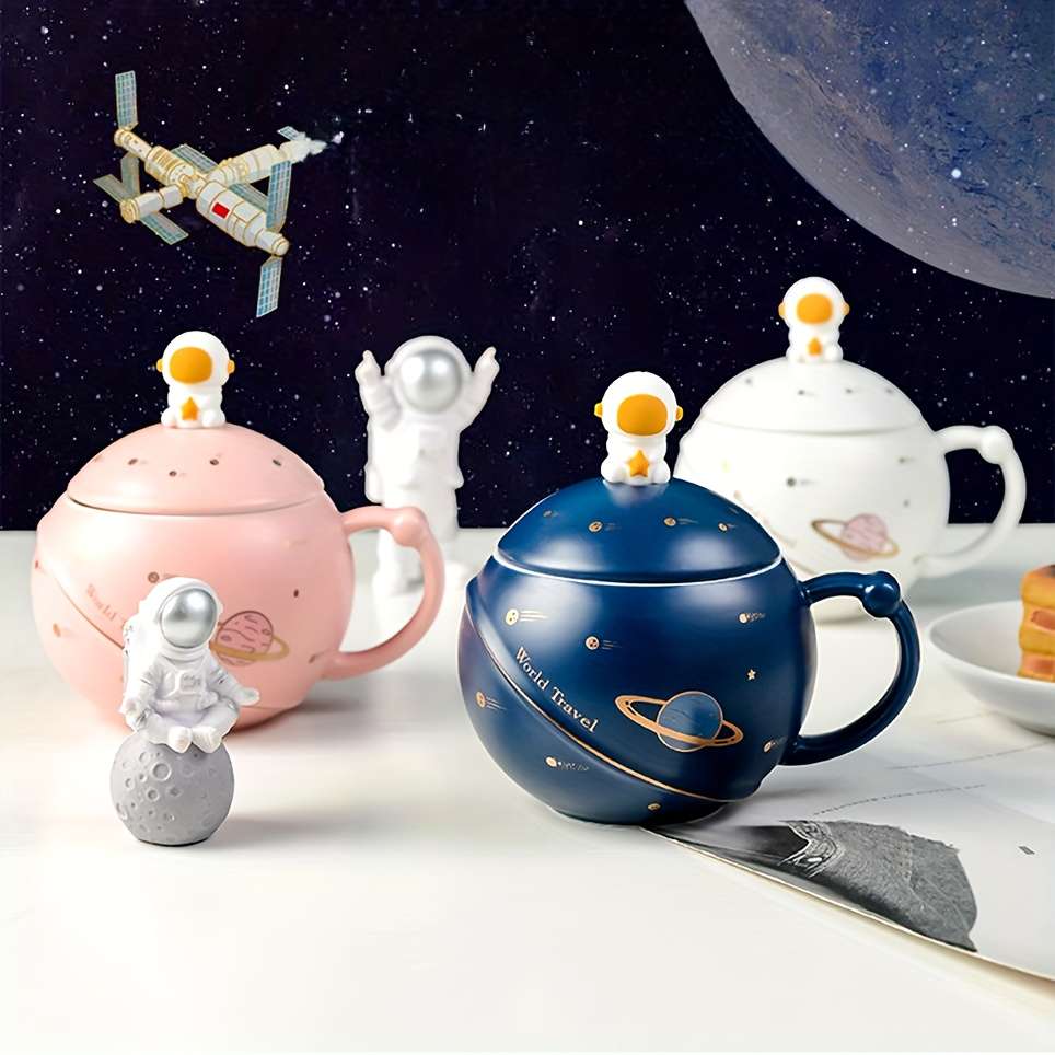 Water Cup Color Honey Nebula 3 Piece Set  Cup   Lid   Spoon