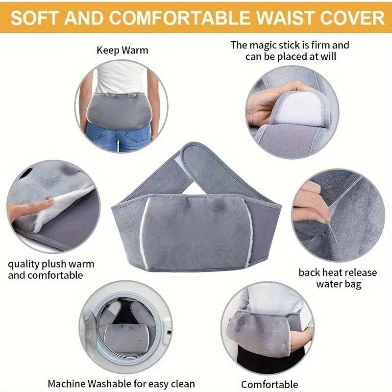 Hot Water Bottle Waist Beltcloth Coverwarm Water Bag Style D#
