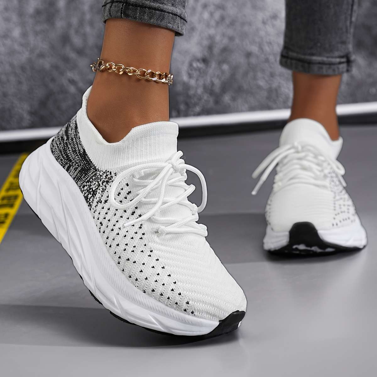 Women S Sneakers Color White Sizeuk 9