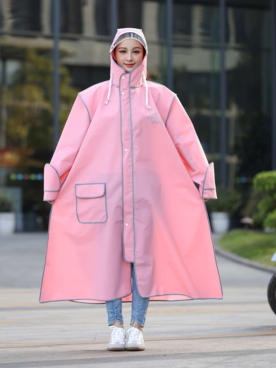 Raincoat Black Size Asian L