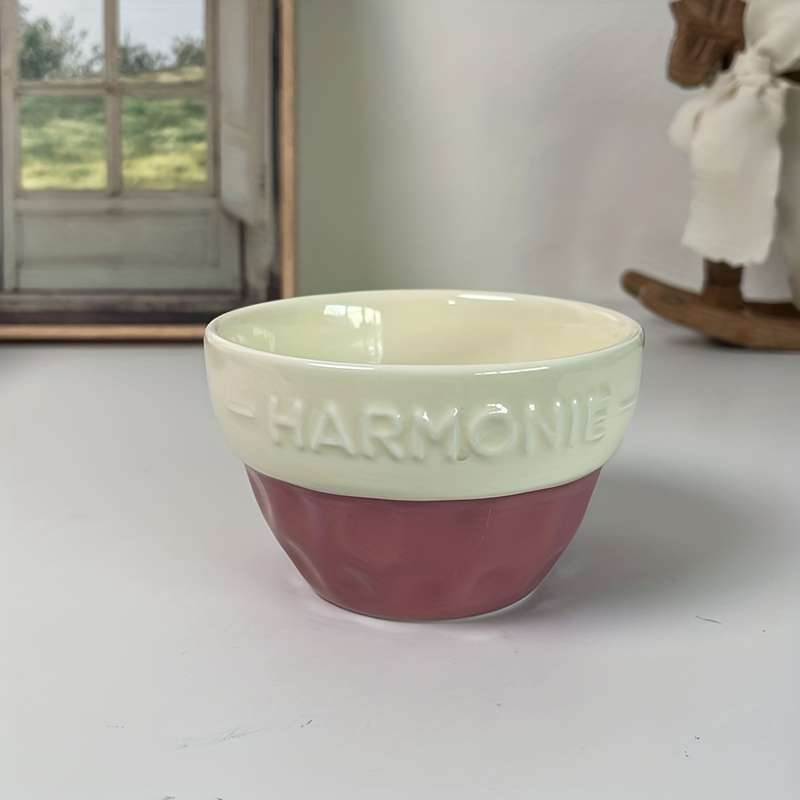 Bowl Color Harmonie Stone Pattern 10.16 Cm  Brown