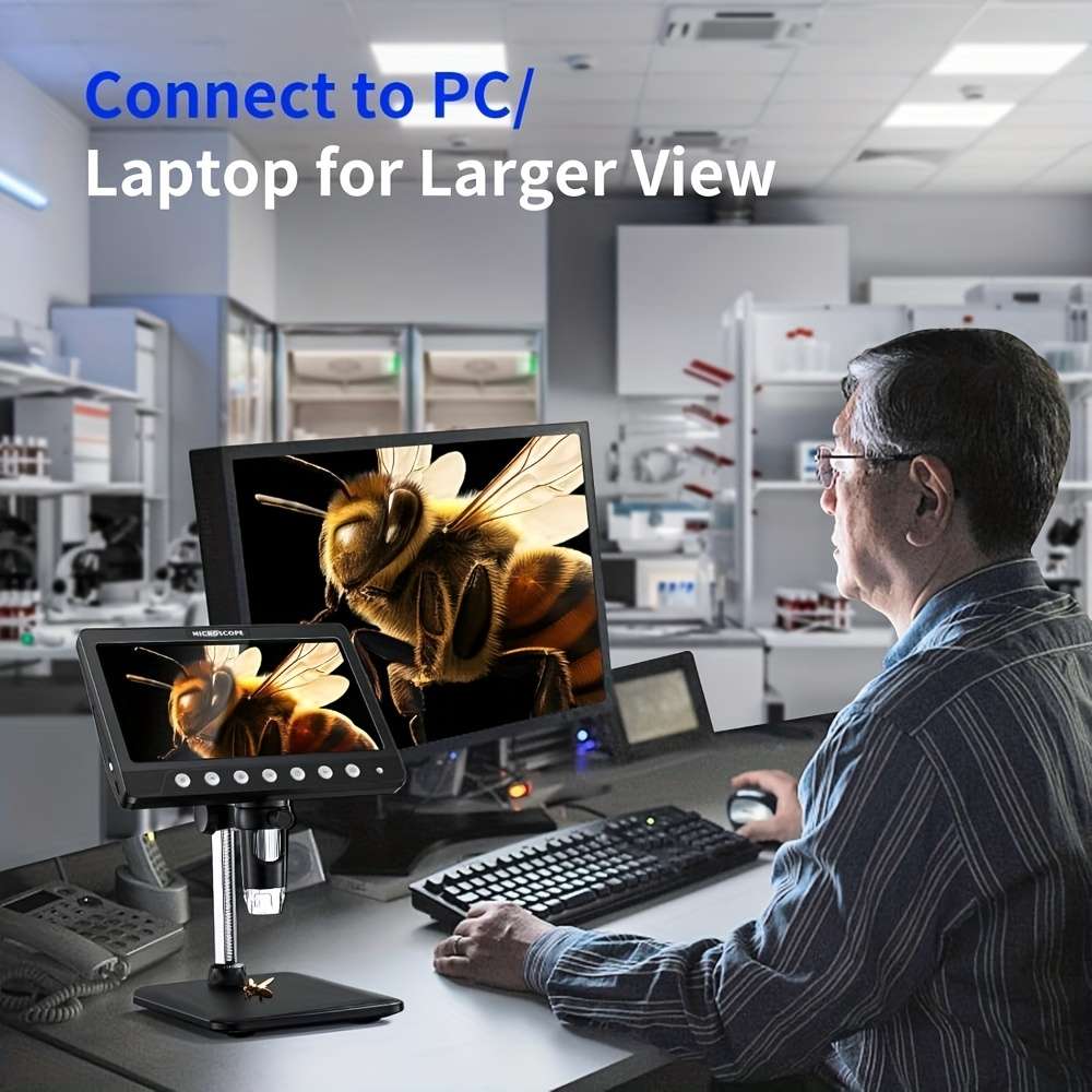 Digital Microscope 4K 17 78 Cm Hd Ips Coin Error Model Xwj 330 Black