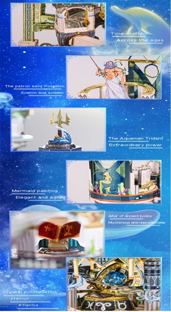 Building Toy Architectural Model Toy Set Items Atlantis