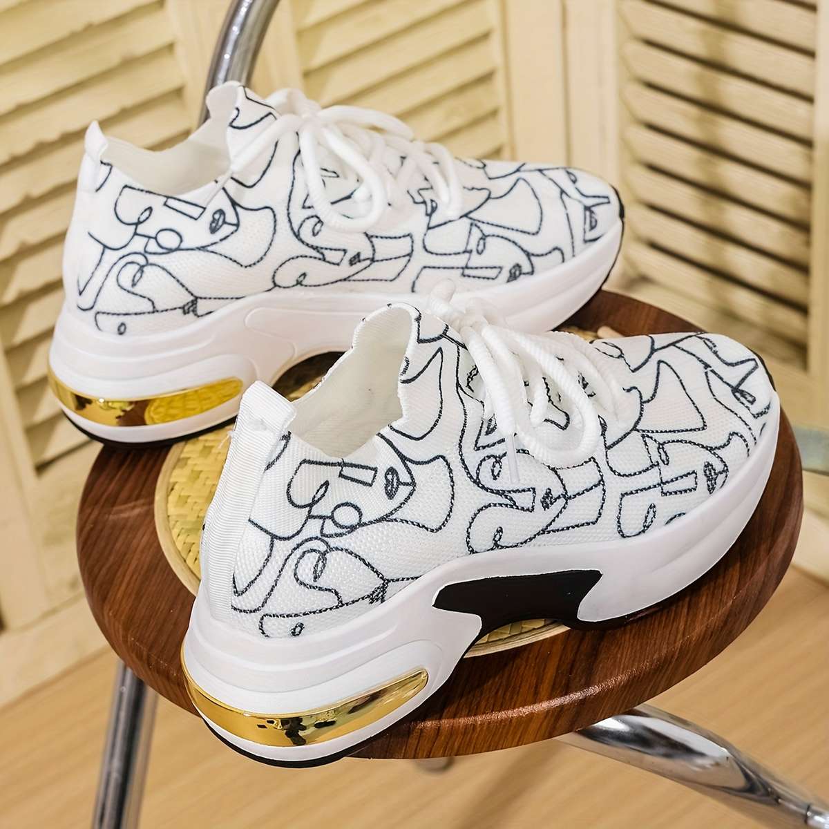 Women S Sneakers Color Abstract Sizeuk 8