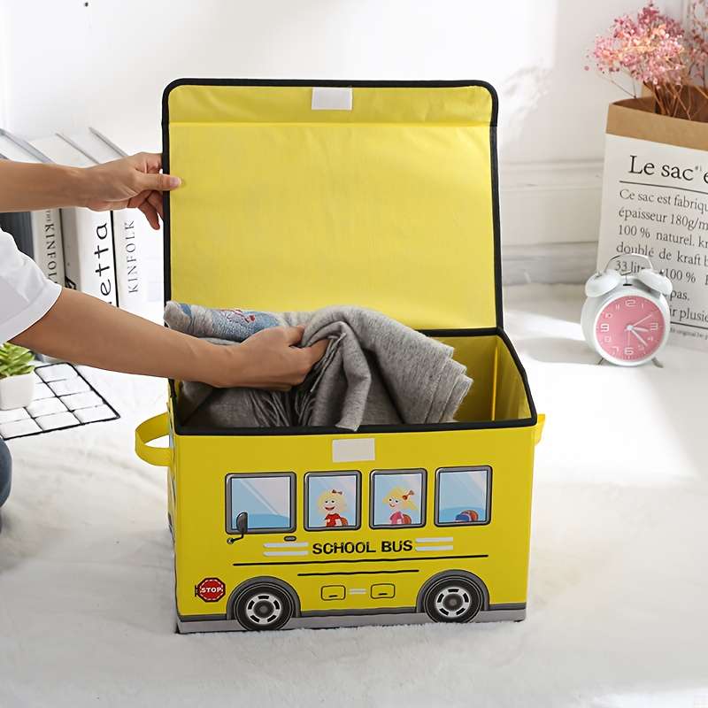 Storage And Organizationitems Blue School Bus