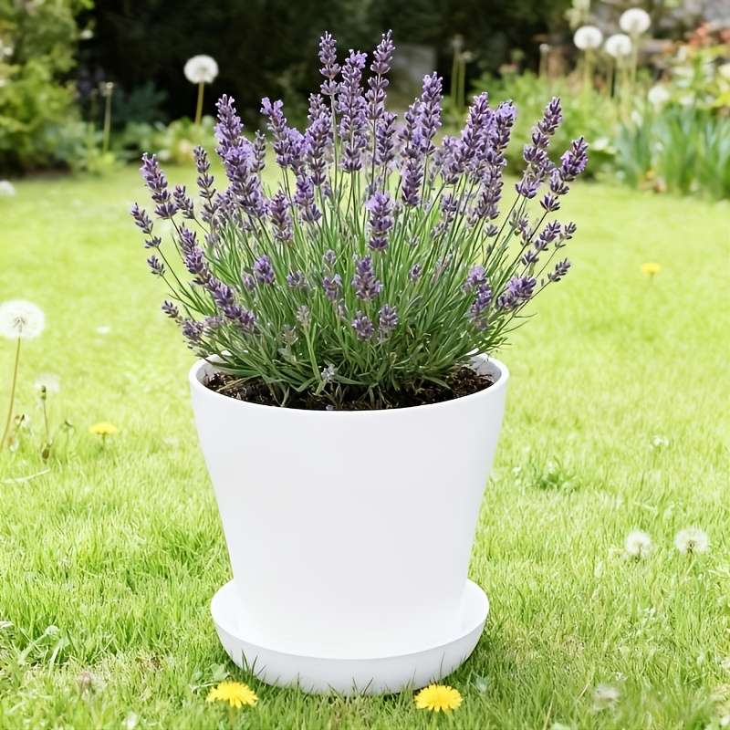 Flowerpot Size 14Cm White 5-Pack Flowerpot