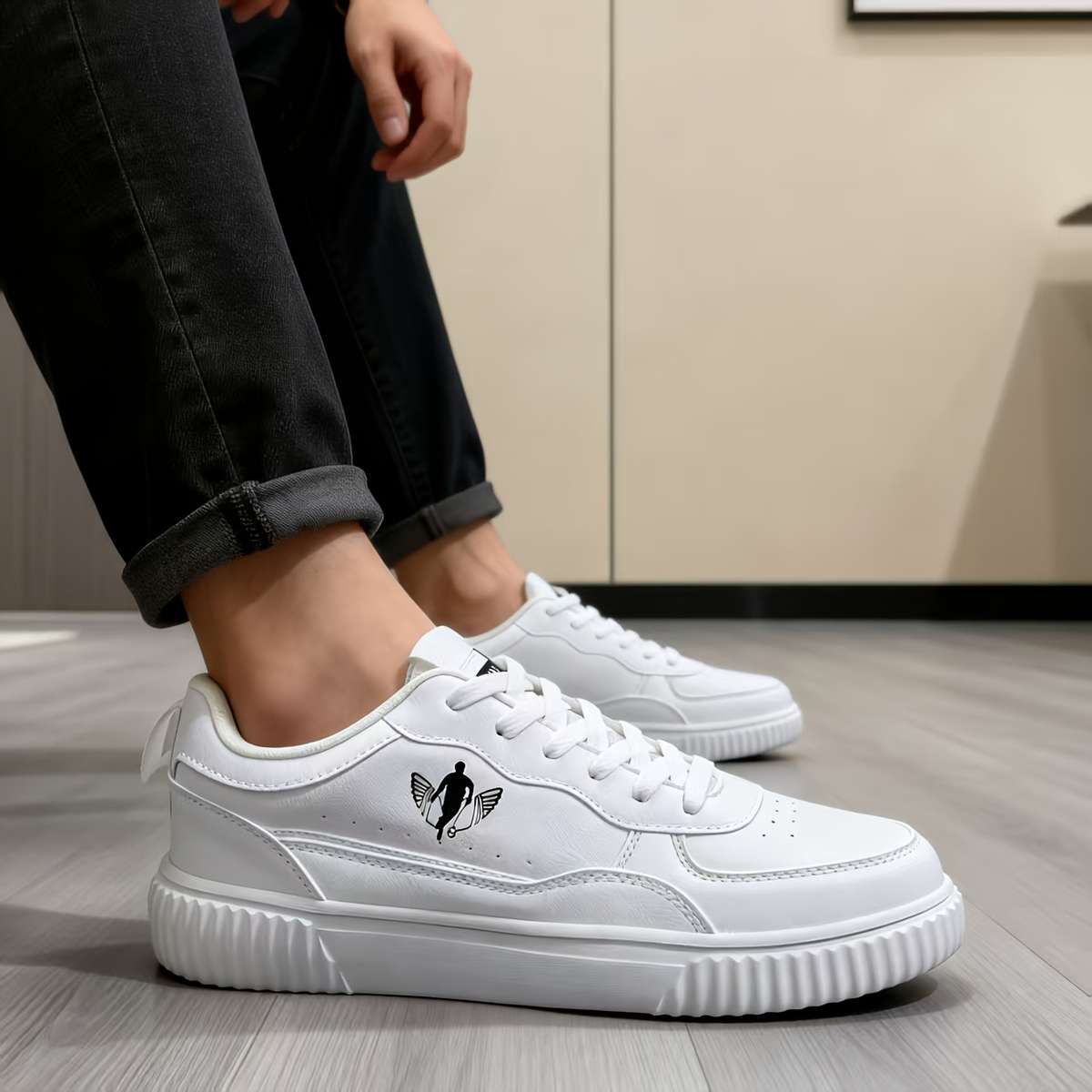 Sneakers Color White Sizeuk 7.5