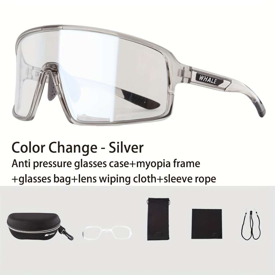 Cycling Glasses Color Color Changing Model Golden