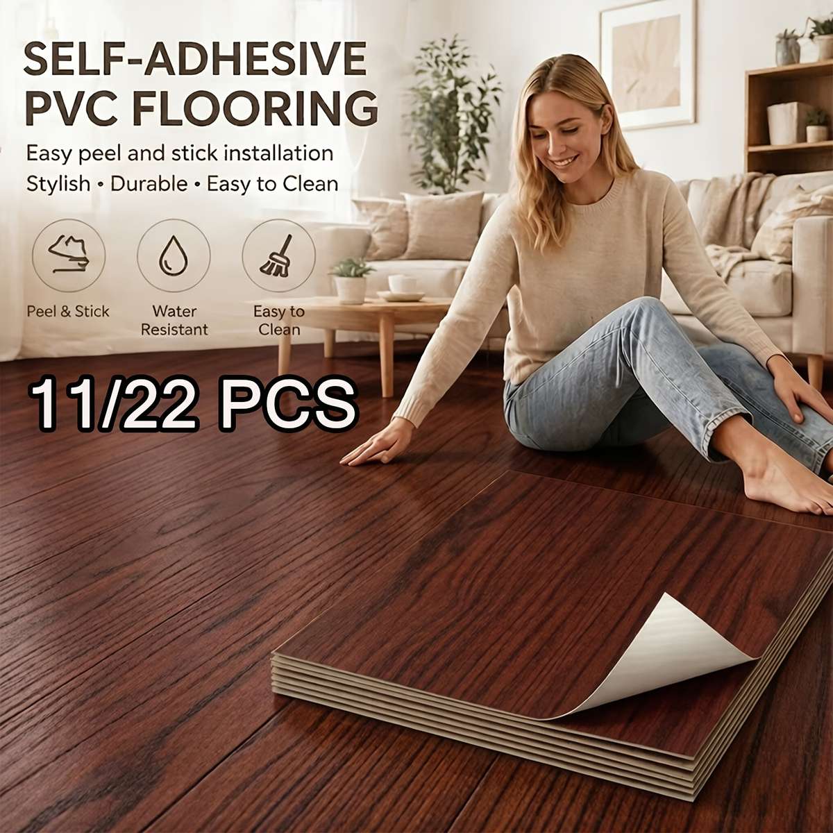 Self Adhesive Floor Stickers Gybdm06 30.5Cm*30.5Cm 22Pieces