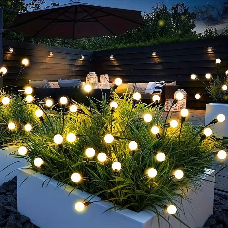 Solar Firefly Lawn Garden Lights