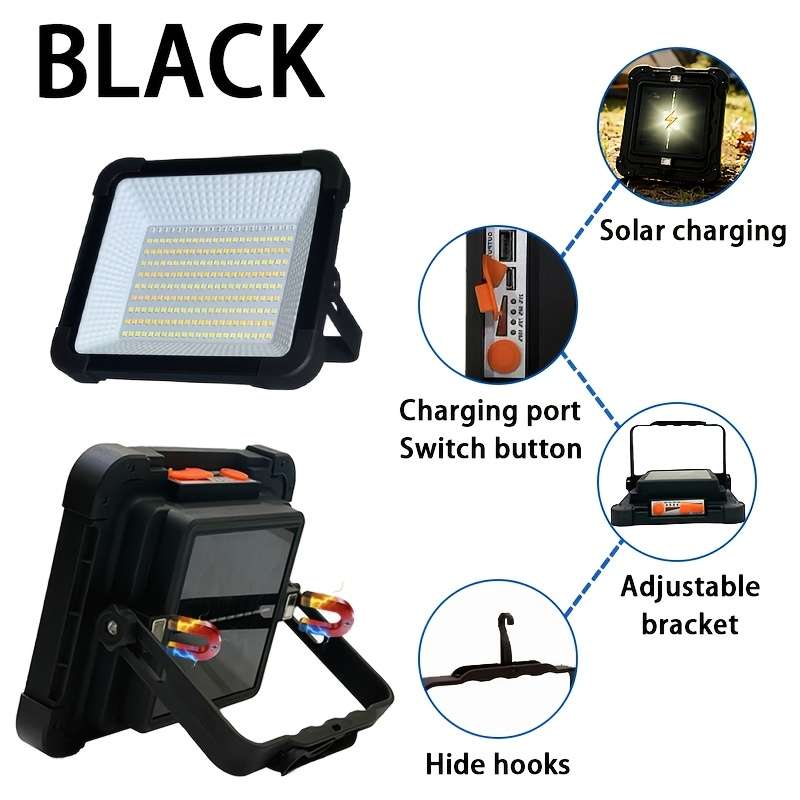 Solar Emergency Lights Color Brown