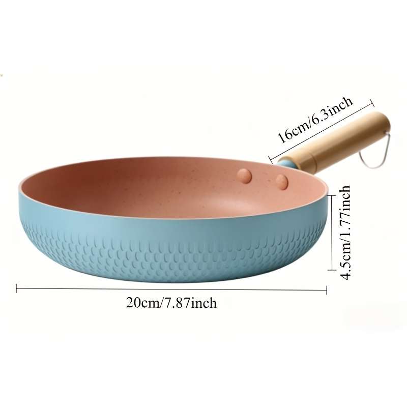 Frying Pan Size Blue 20Cm Without Lid