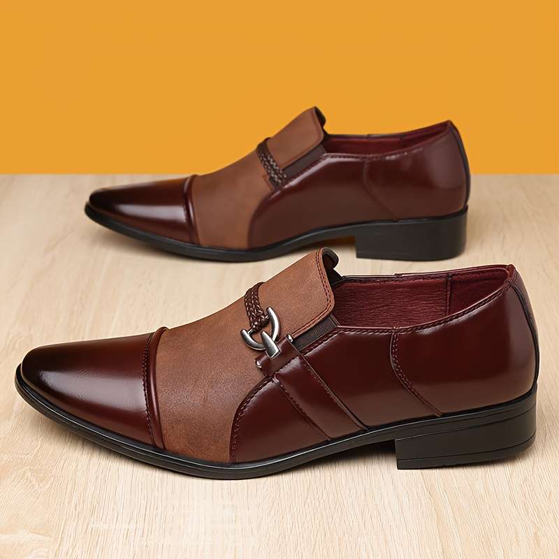 Mens Leather Shoes Color Black Sizeuk 7