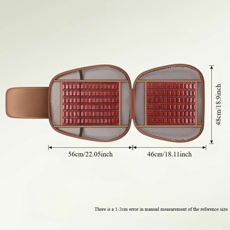 Car Seat Cushion  Brown Summer One Piece Lumbar Support Seat Cushion