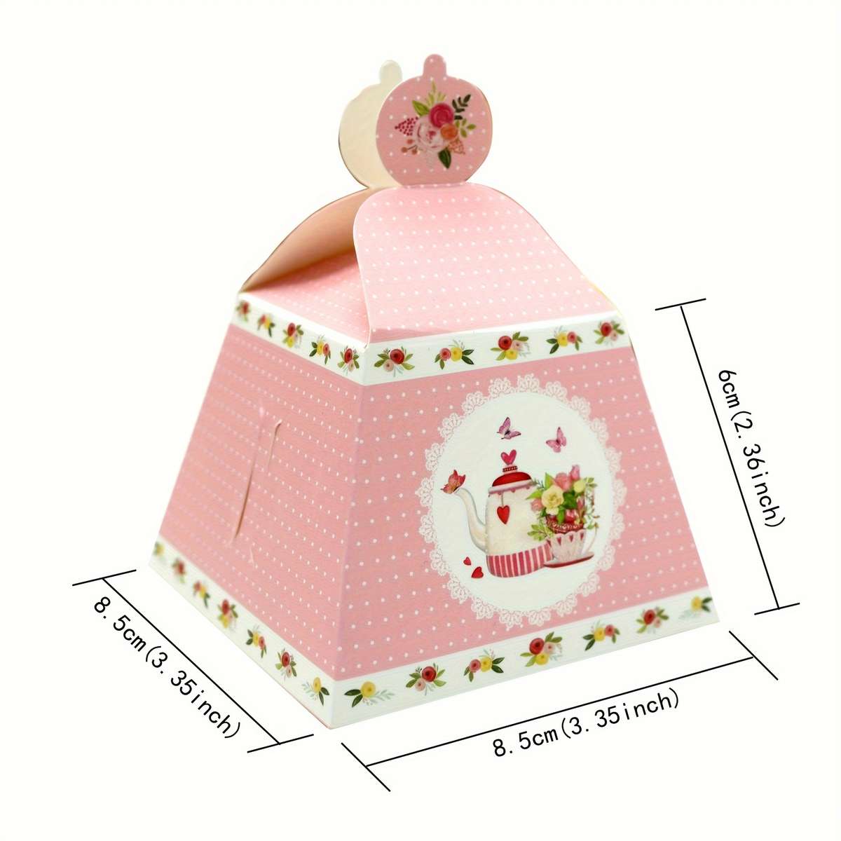 Christmas Gift Boxes Color Mix-12Pcs Size 8.5X8.5X6Cm