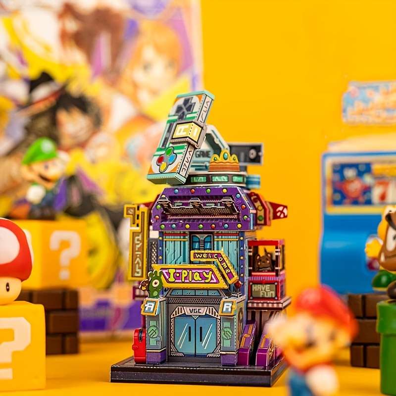 Building Toy Architectural Model Toy Set Items Convenience Store