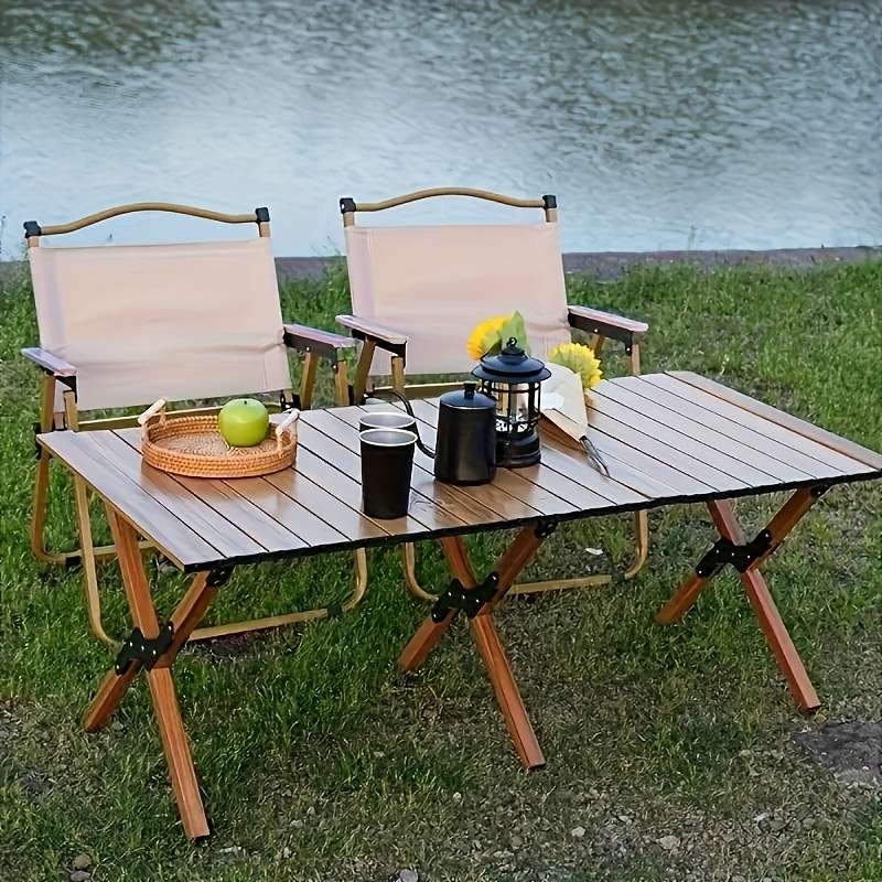 Outdoor Tables And Chairs Color Black Set 5Pcs