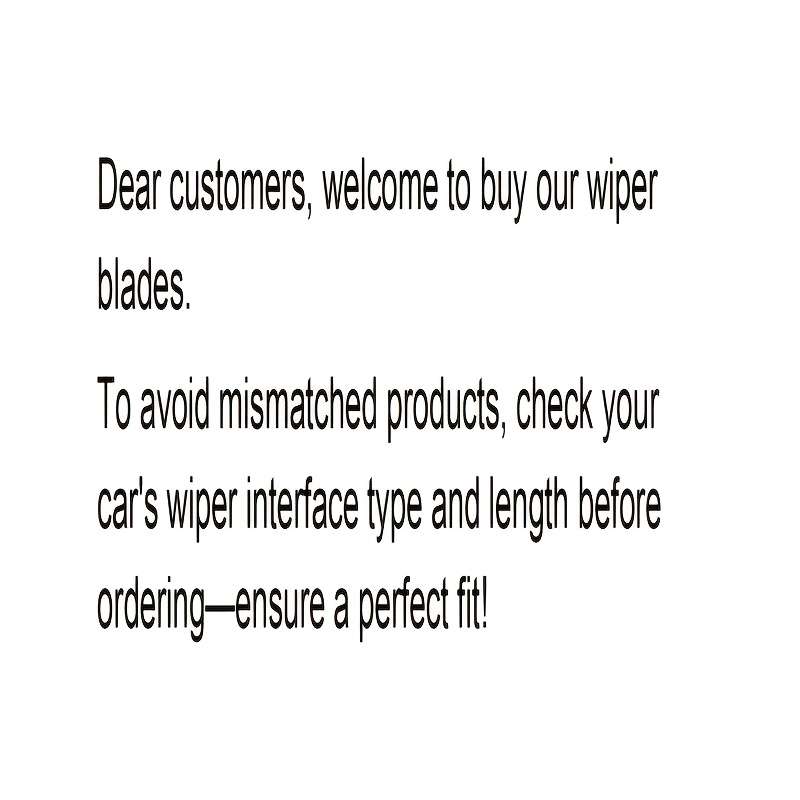 Windshield Wipers Quantity 3Pcs