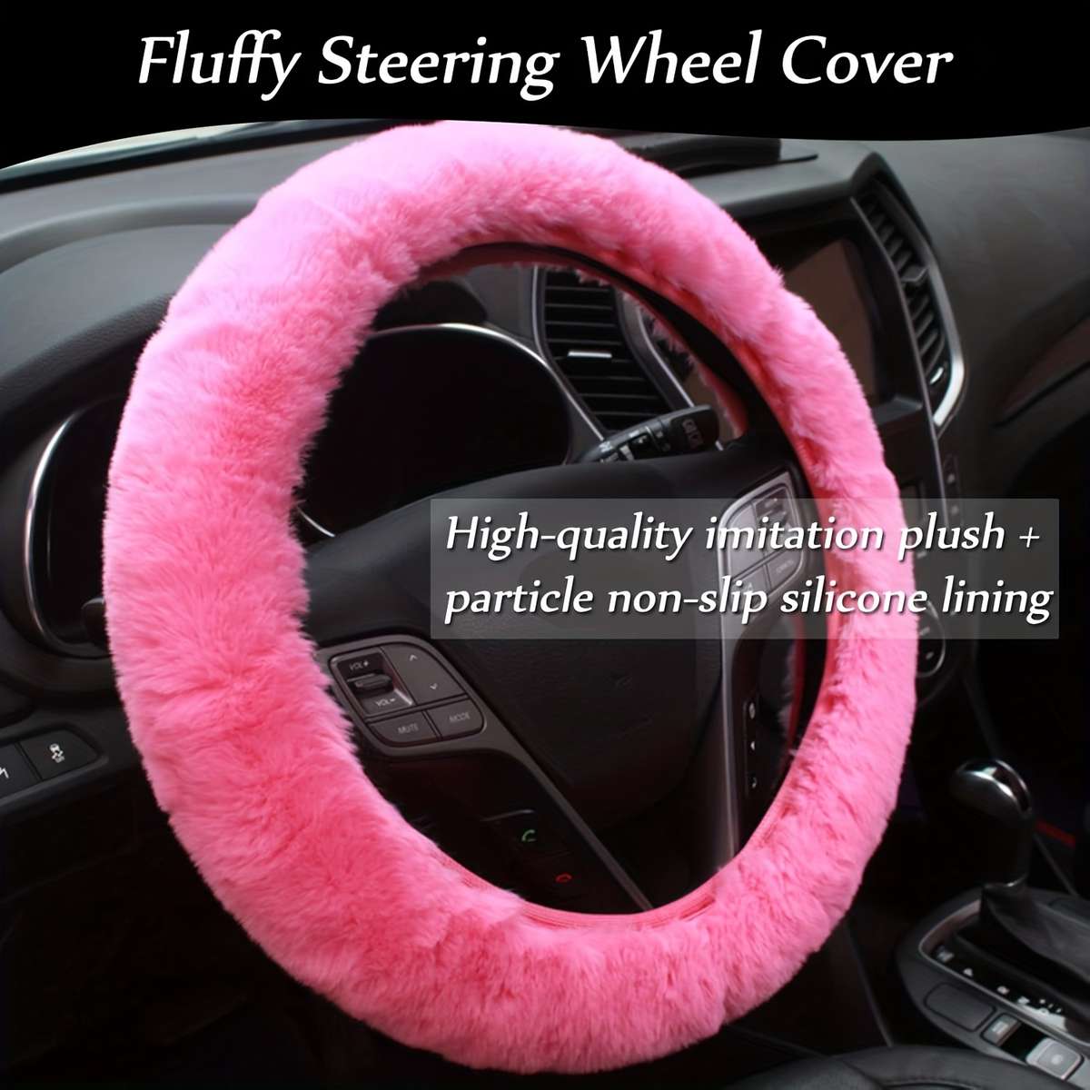 Car Steering Wheel Cover Red