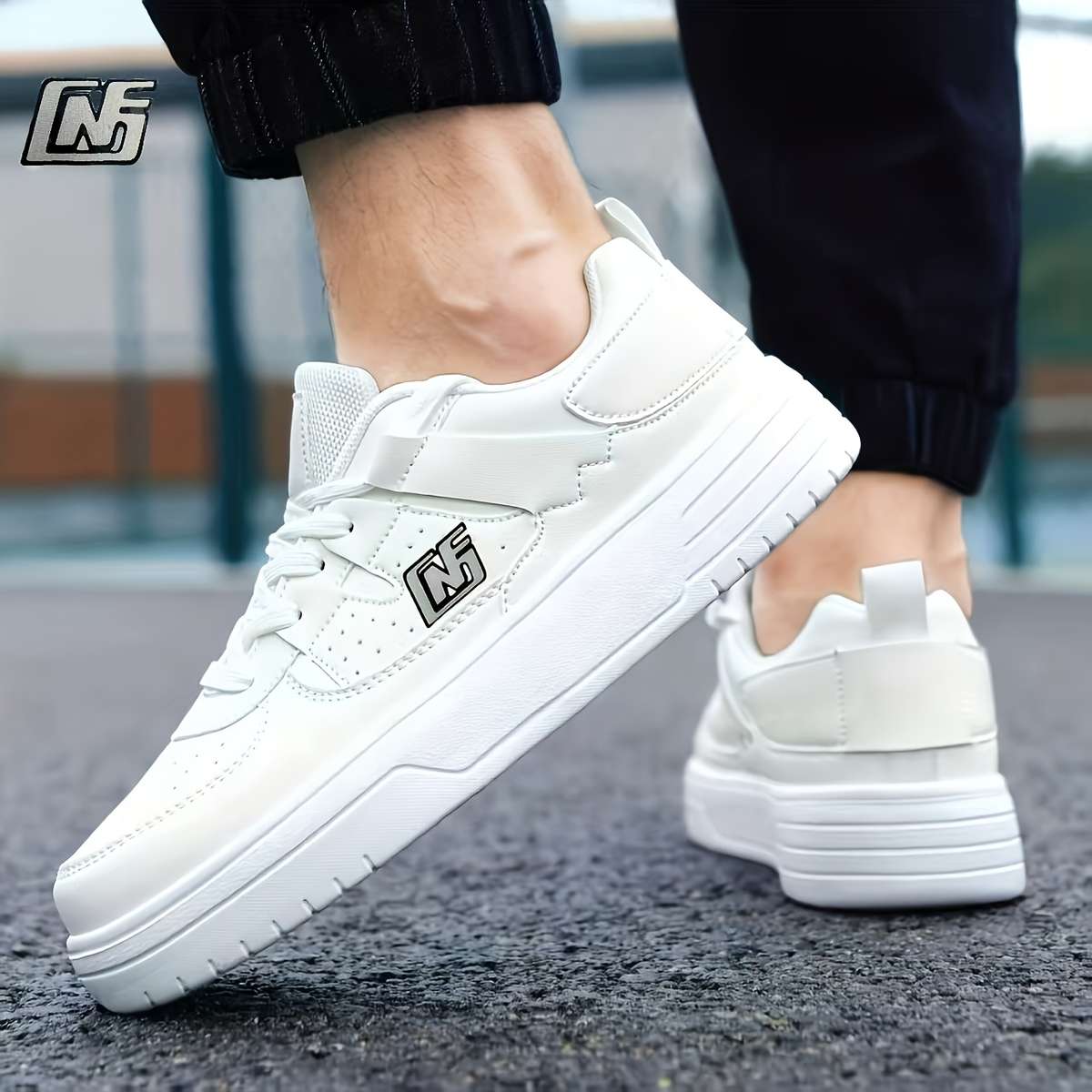 Sneakers Color White Sizeuk 7.5