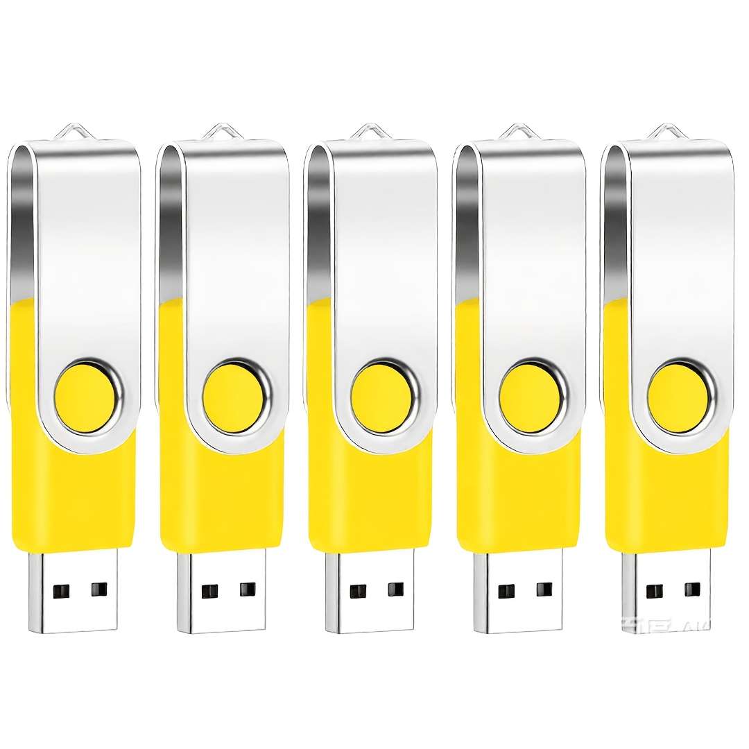 Usb Flash Drive Color 5 Pcs Red Storage 2Gb