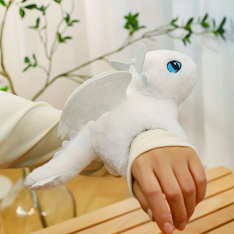 Plush Toyss color White Dragon