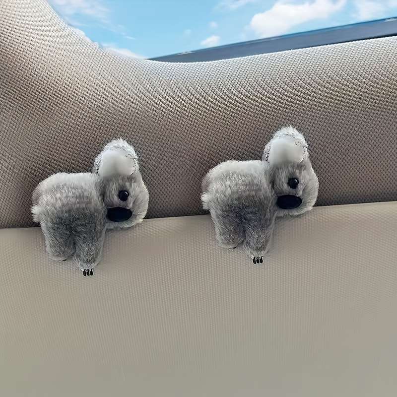 Car Interior Decor Model Gray 2Pcs