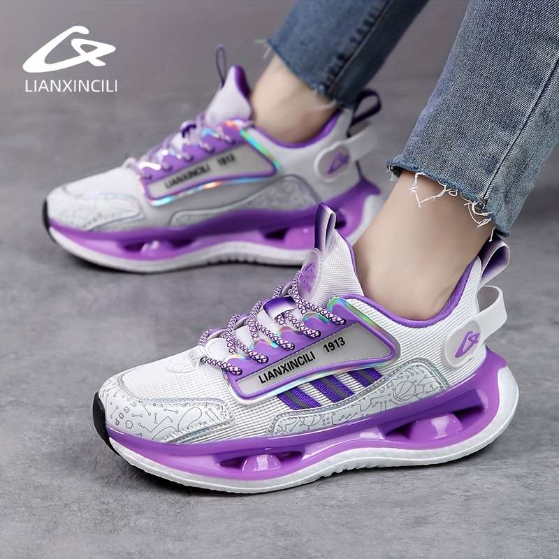 Women S Sneakers Color Purple Sizeuk 4.5