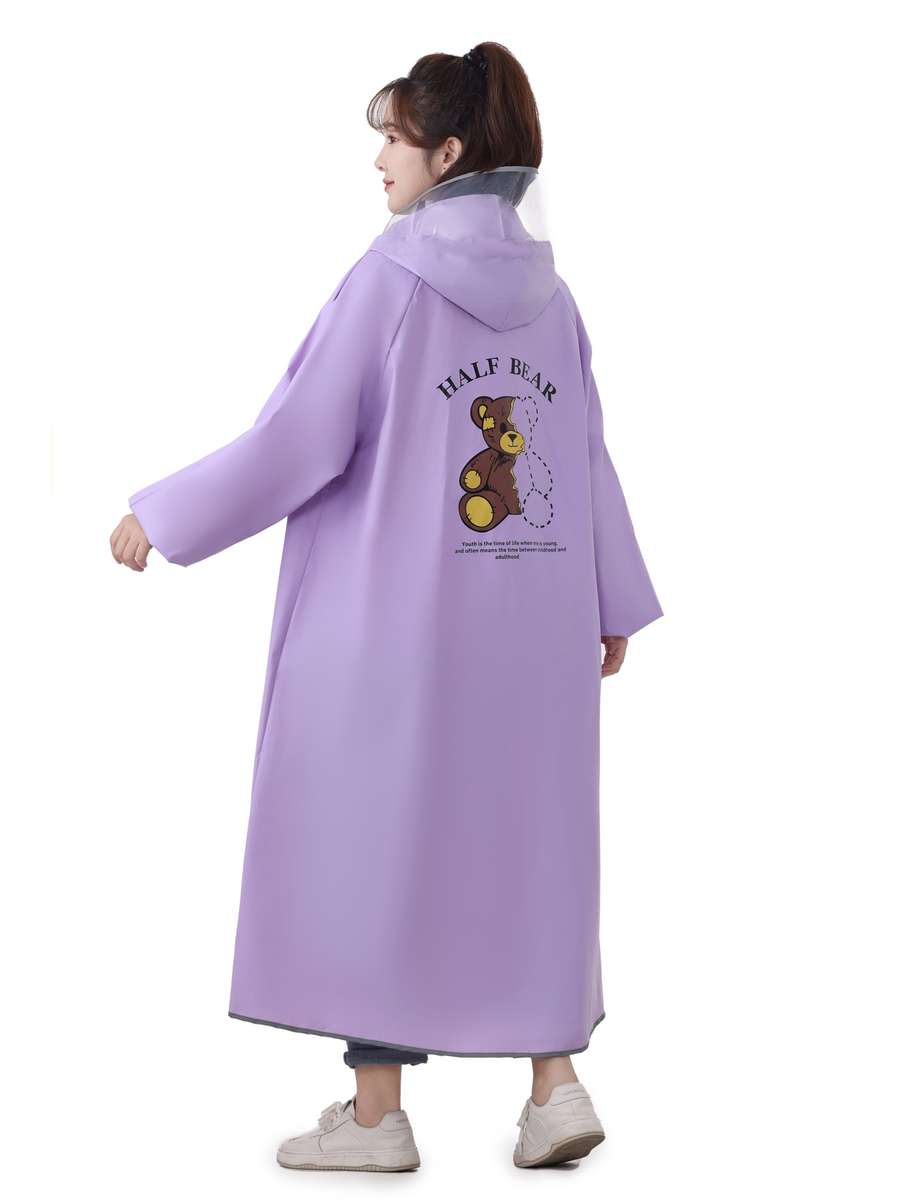 Raincoat Violet Size L