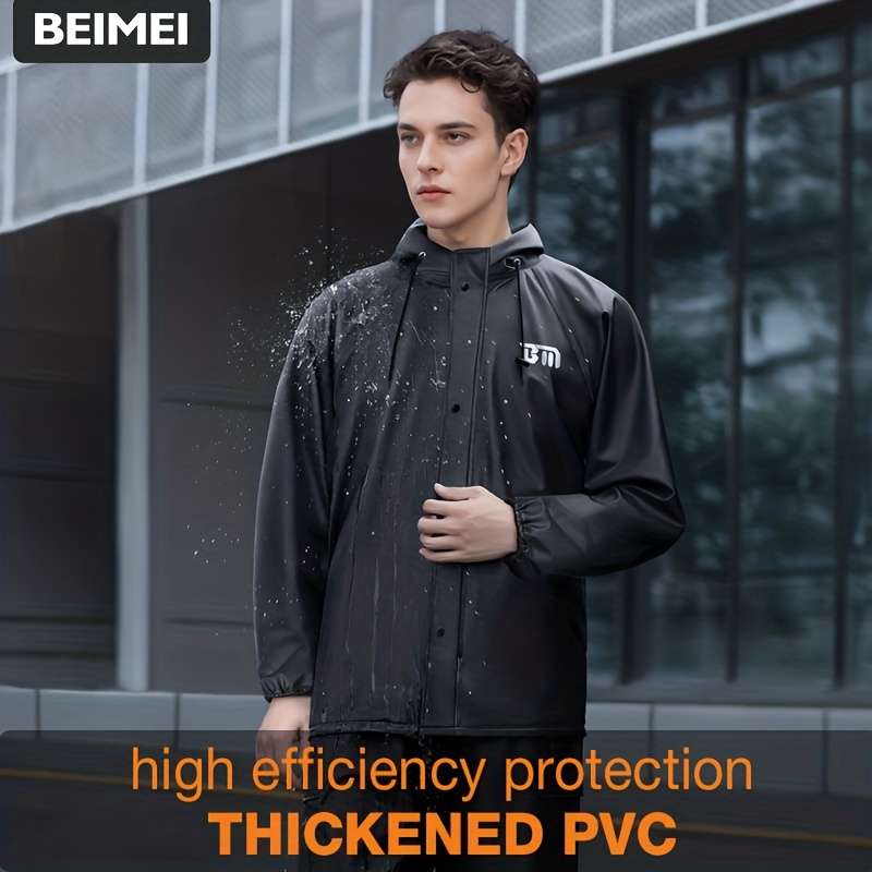 Raincoat Black Size 3Xl