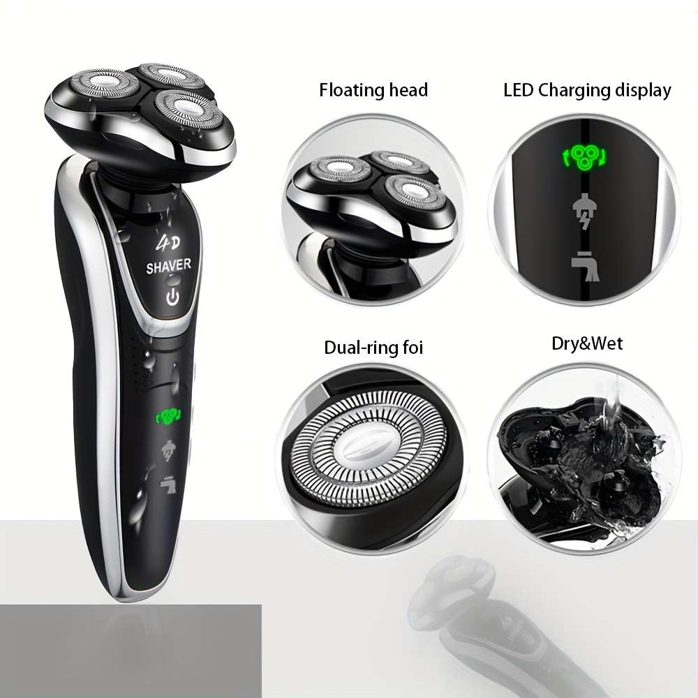 Shaver Color Silvery Black