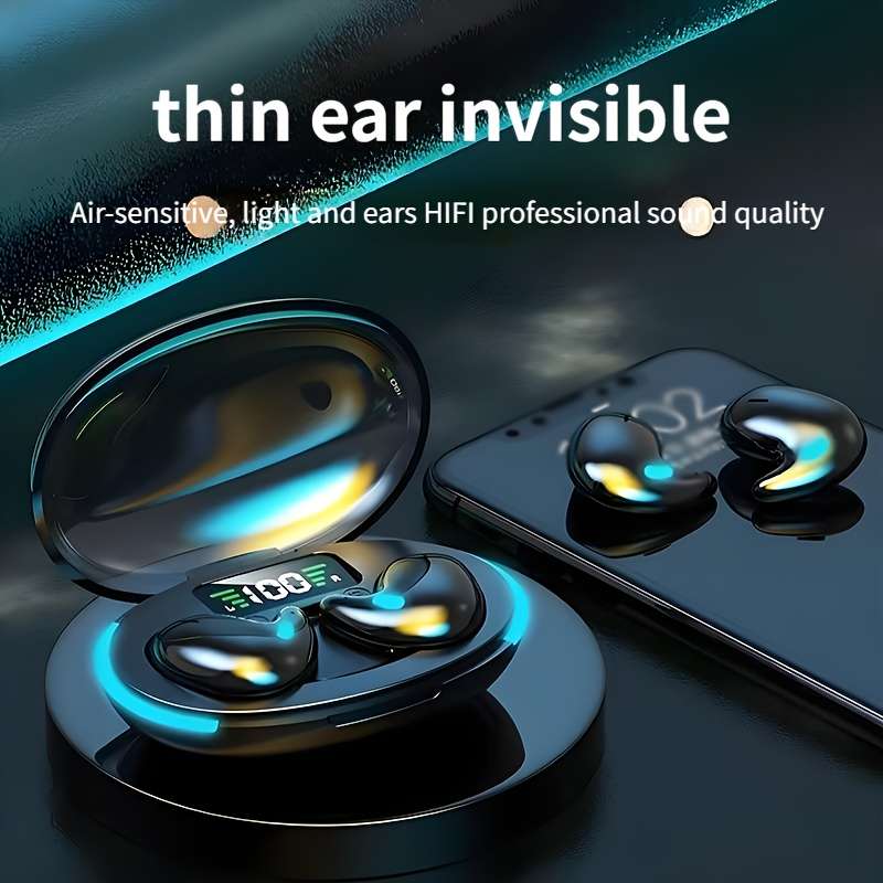 Rechargeable Wireless Earbuds Headphones Headset