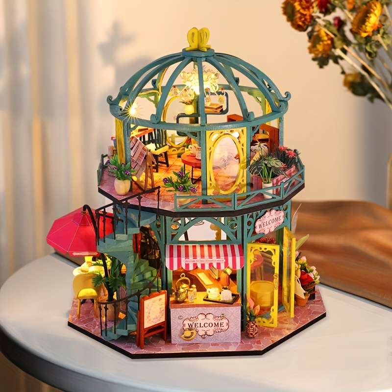 Building Toy Architectural Model Toy Set Style Yuejian Nuanuan