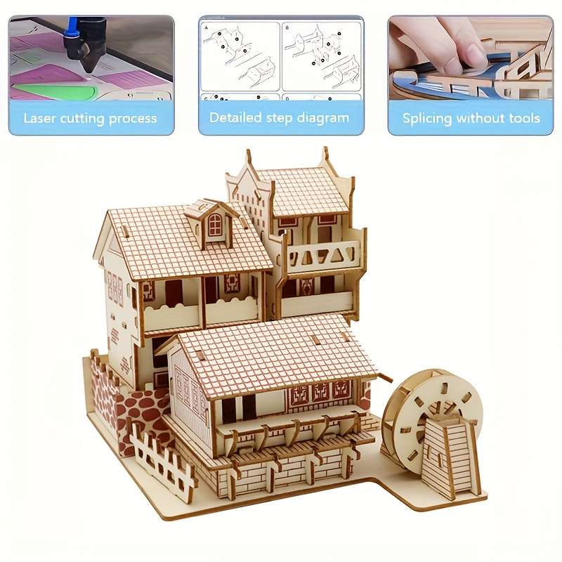 Building Toy Architectural Model Toy Set Items Fenghuang Ancient Town