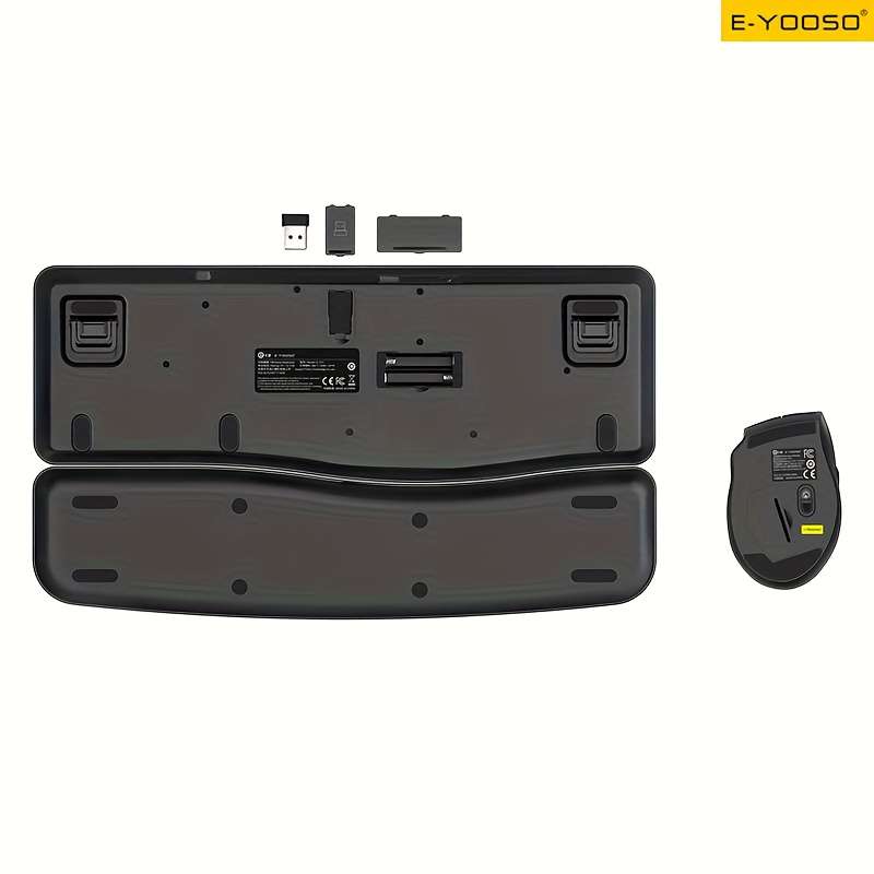 Advanced Abs Finish For Business Travel Yooso Wireless Keyboard And Mouse Set