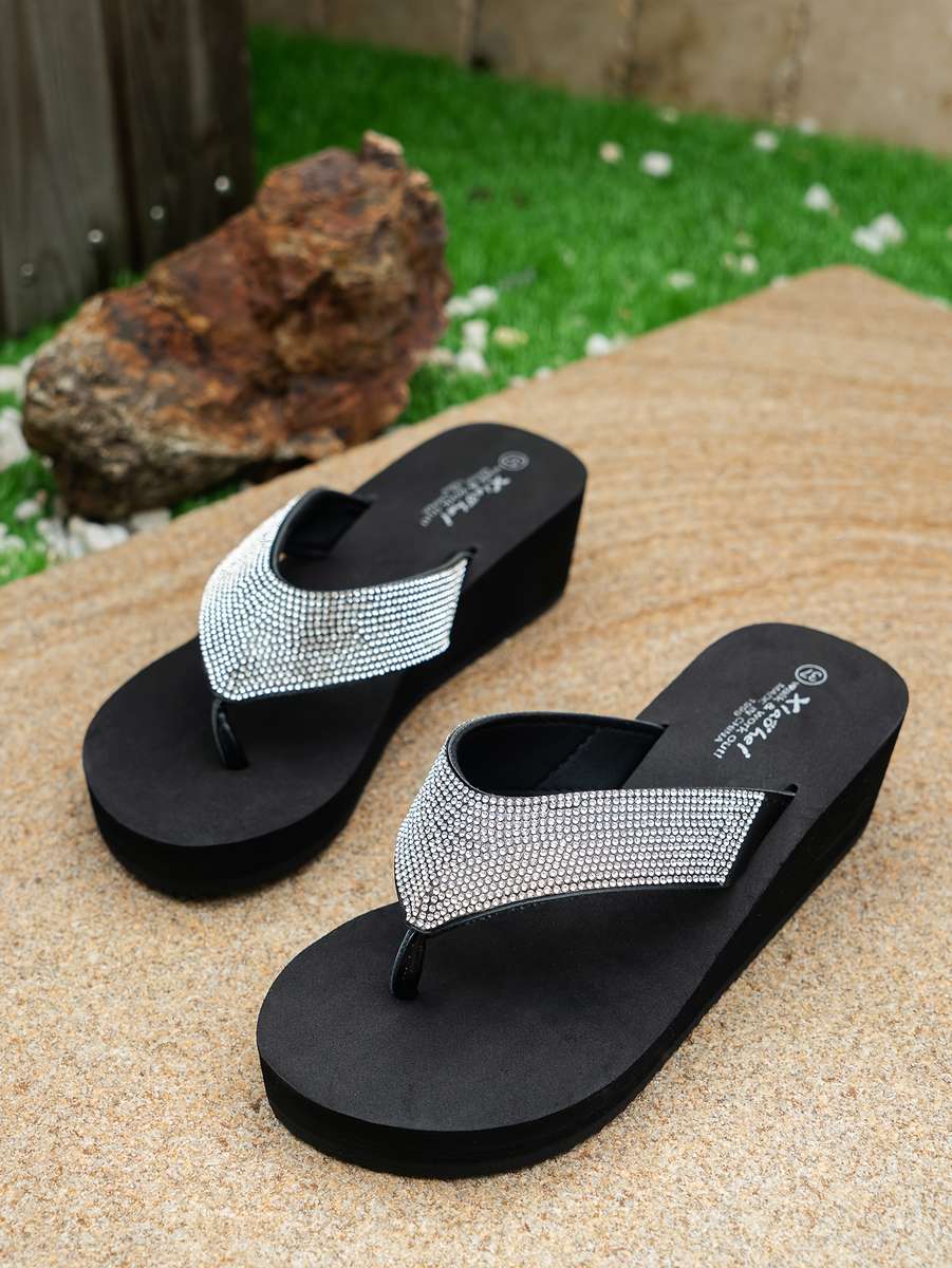 Ladies Summer Flip Flops Black Uk 4