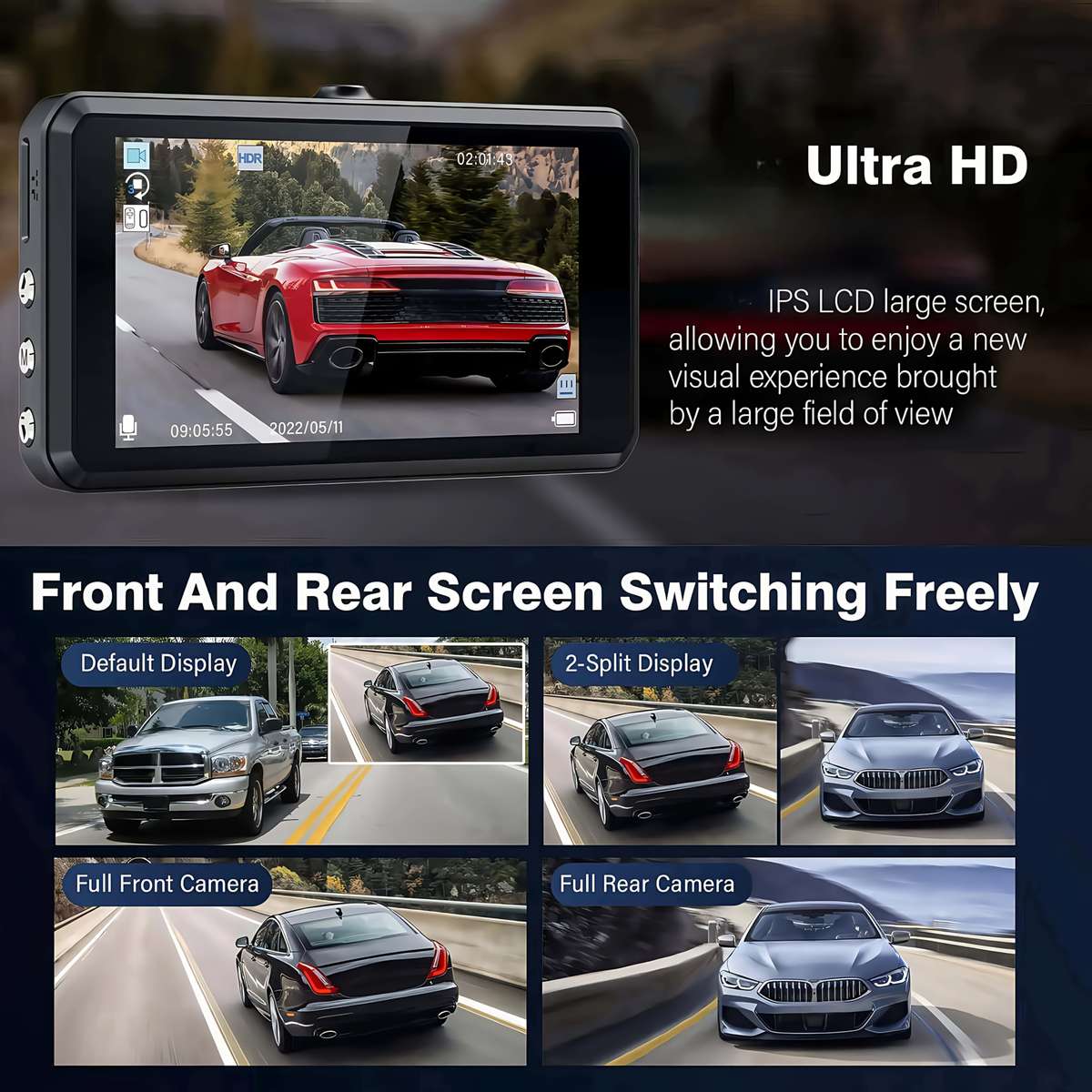 Dashcam Items Ultimate Luxury Double Camera
