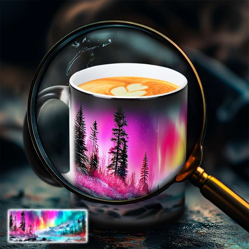 Water Cup Style Romantic Aurora Color Changing Cup