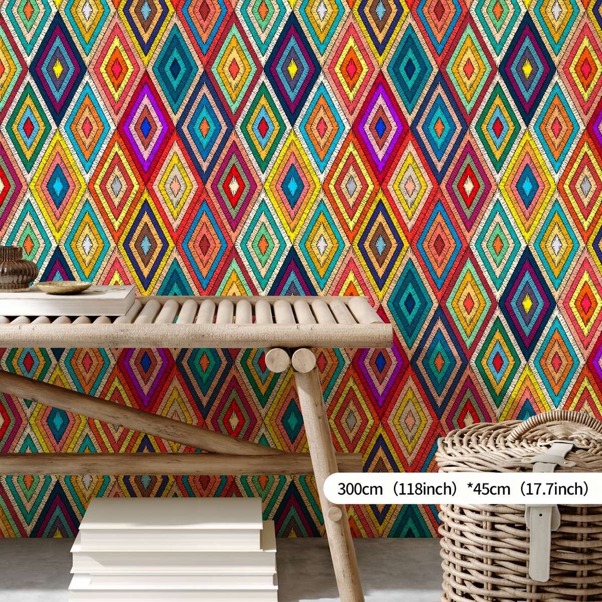 Pro Self Adhesive Desk Wrap 735 size 45x300cm Style Diamond Weave