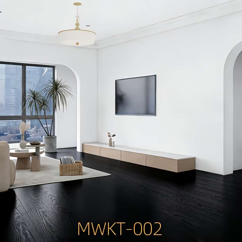 Self Adhesive Floor Stickers Dark Walnut 80.01Cm*200.0Cm