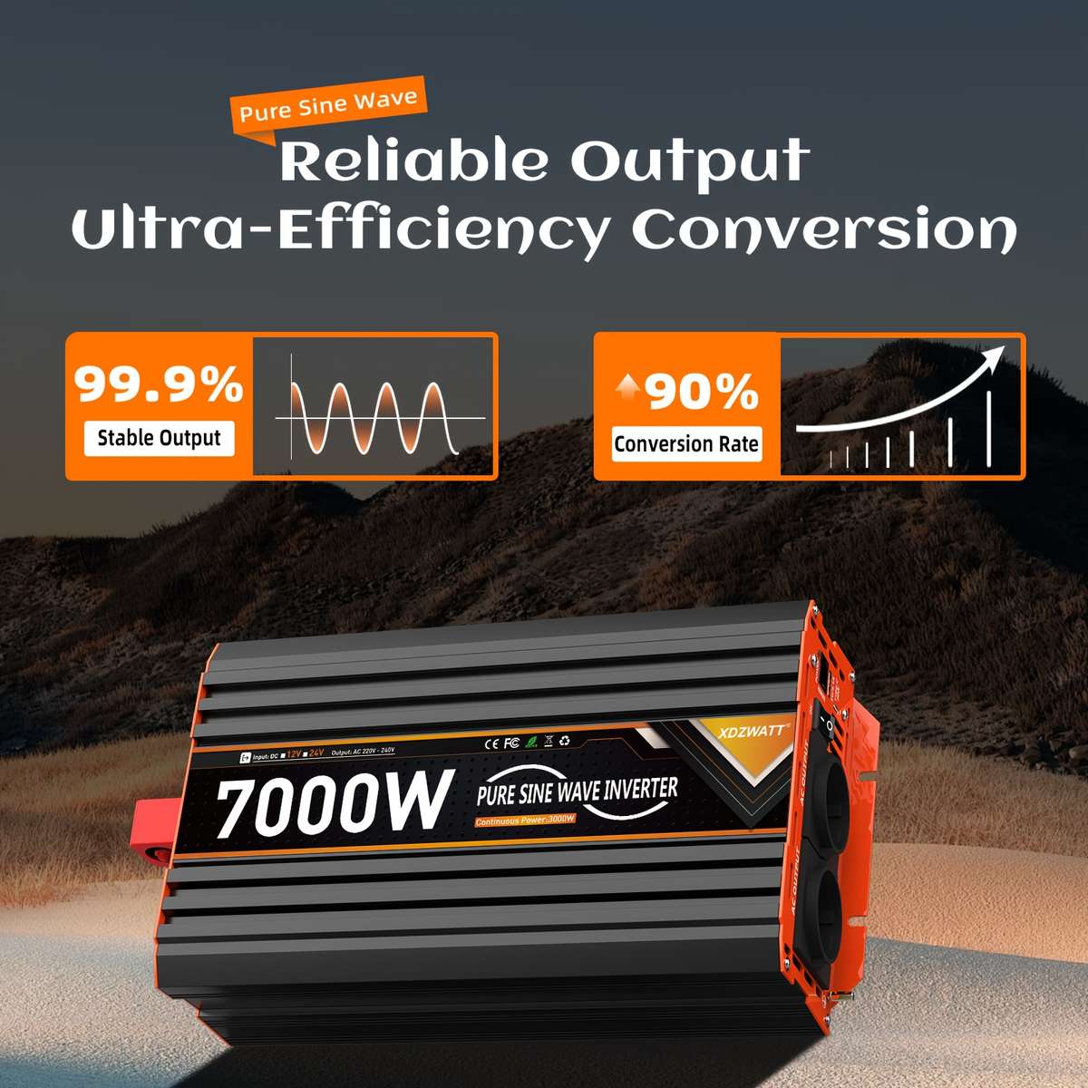 Inverter Model 24V7000W