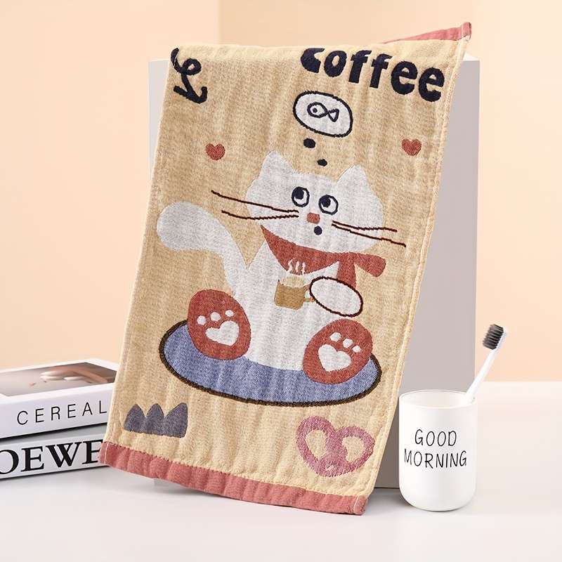 Towel Style Cute Girl Quantityrandom Color  2Pcs