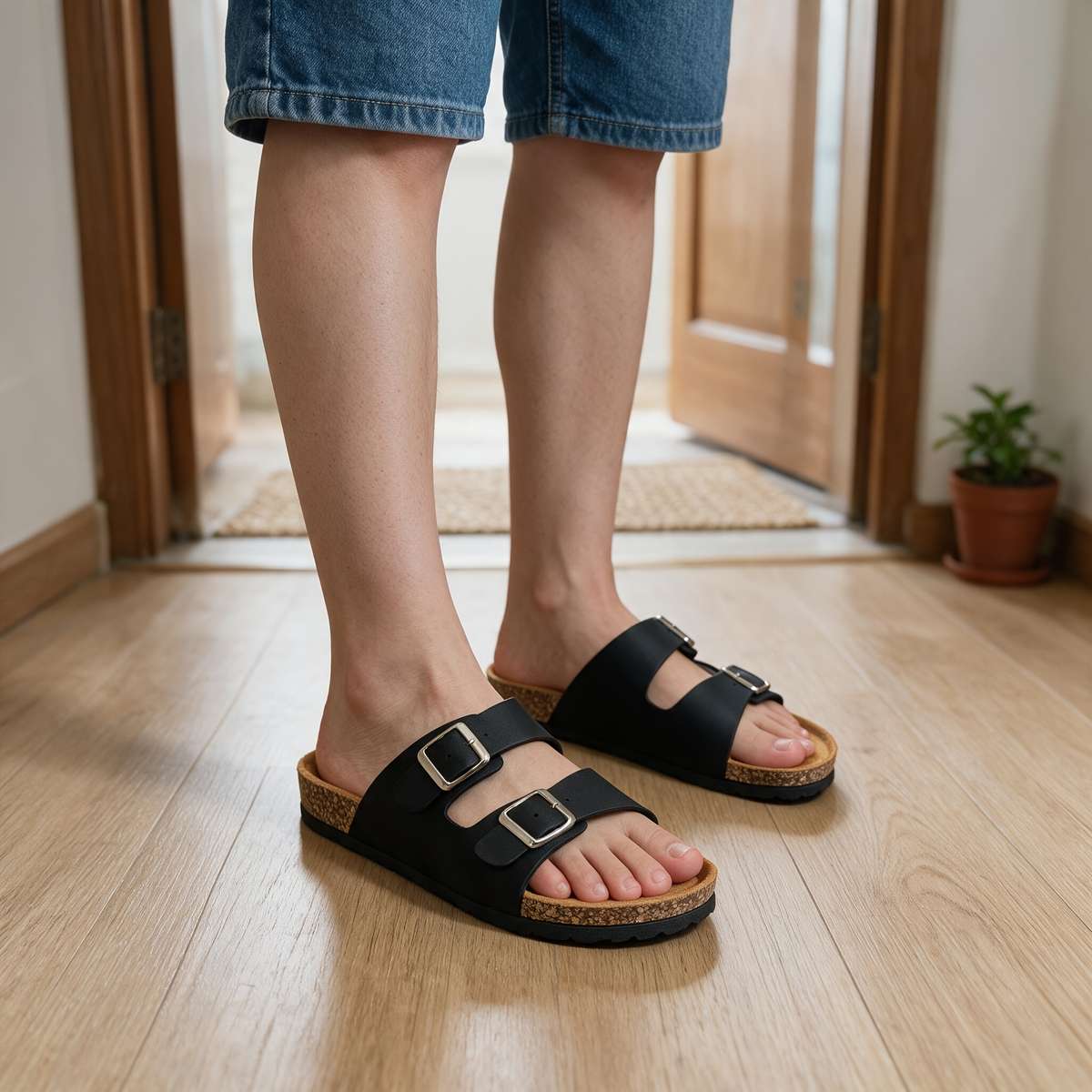 Sandals Color Dark Brown Size Uk 2.5 Wide