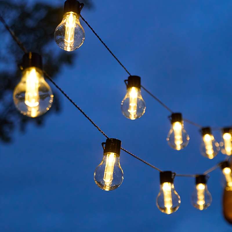 String Lights Capacity 7.7 Meters 20 Lights Warm White