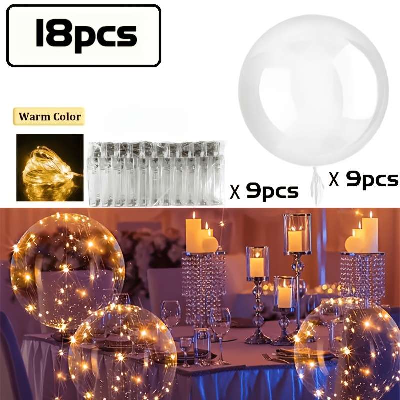 Wedding Supplies Color Multicolor Quantity 18Pcs