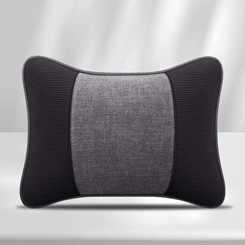 Car Seat Cushion Gray Items 2Pcs Headrest