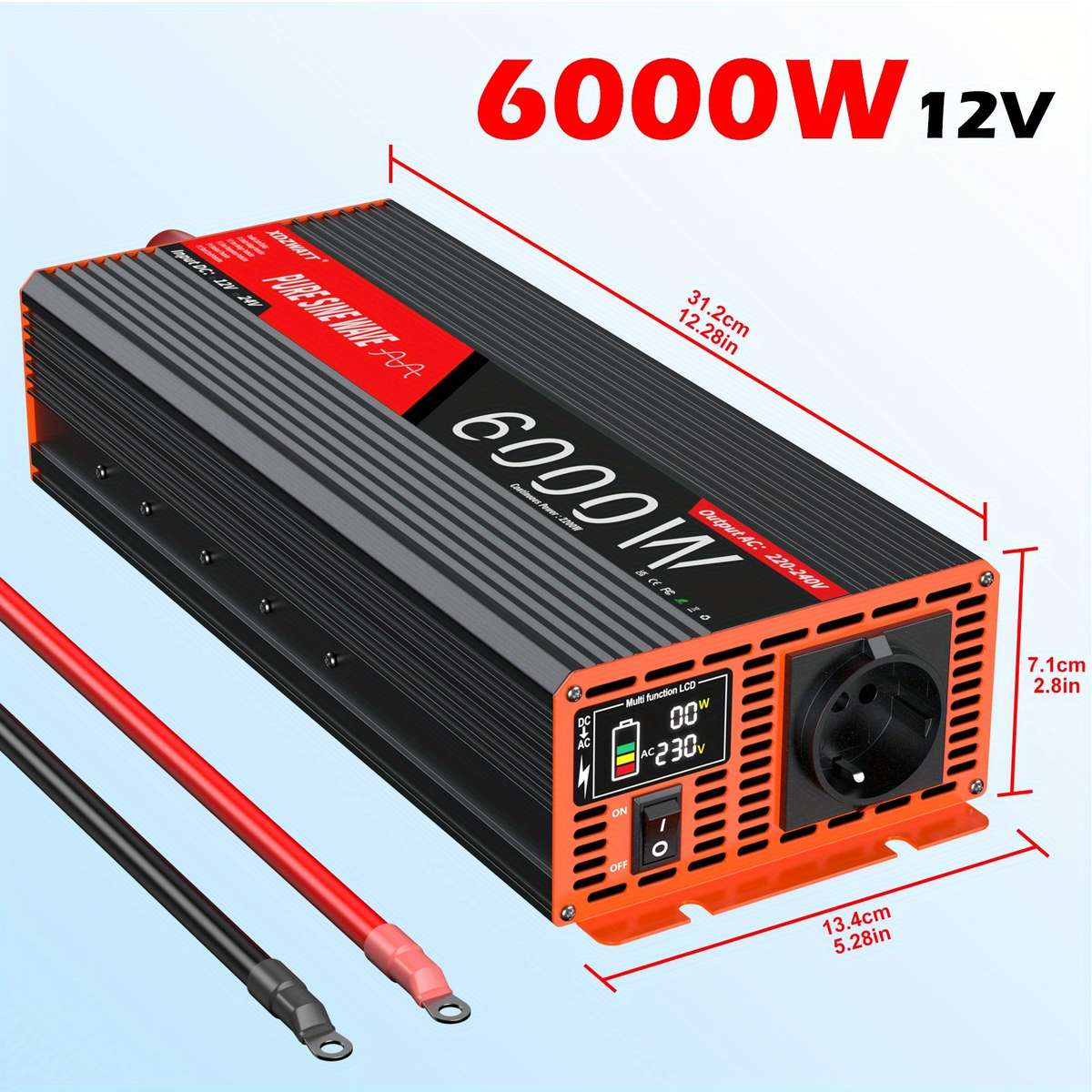 Inverter Model 12V6000W
