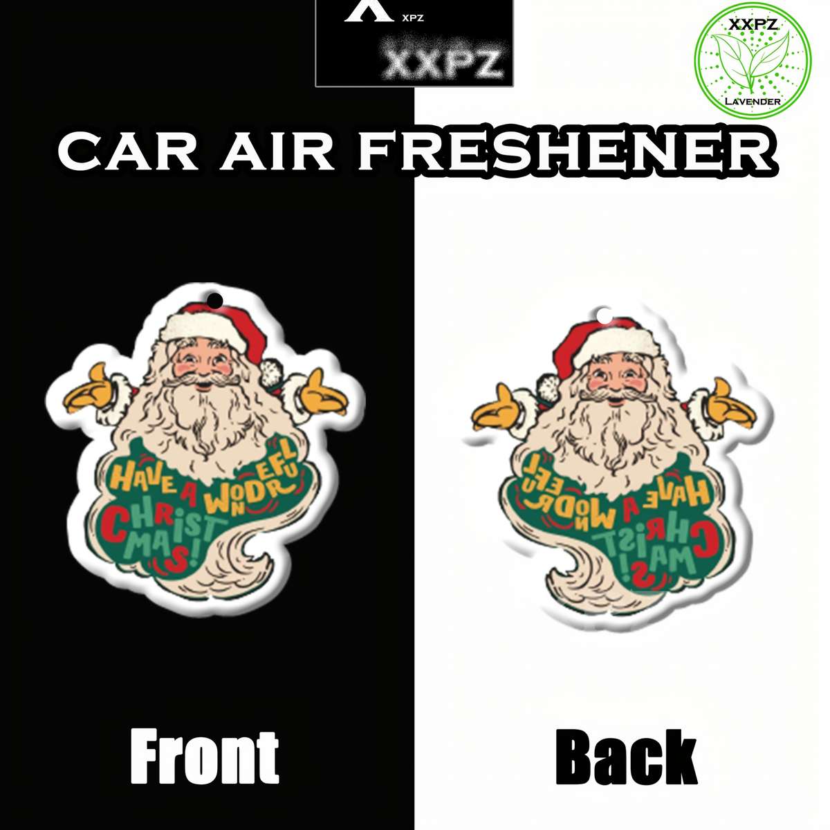 Car Interior Decor Scent: Lavenderstyle Santa 5 Pcs Flavors