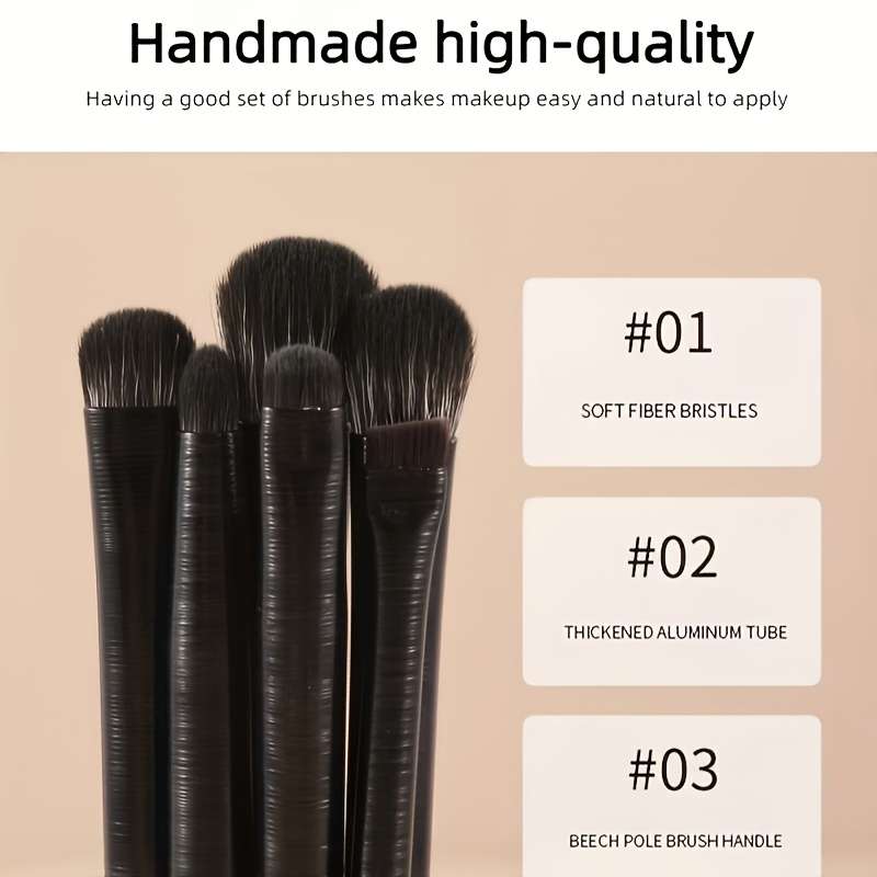 Makeup Brush Set Style Premium Black Brush Dance Branch