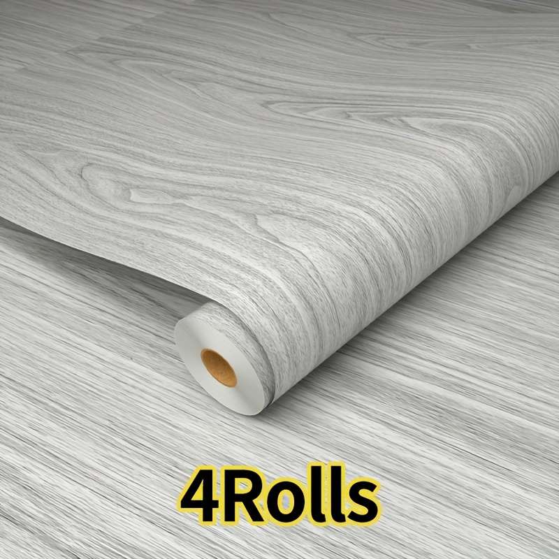 Self Adhesive Floor Stickers White Oak 39.99*100Cm